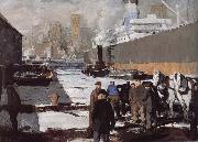 George Wesley Bellows Docker oil on canvas
